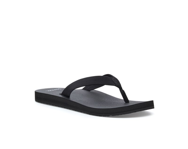 Tong Sanuk Ashland ST Vegan Femme - Noir EQGZJF169